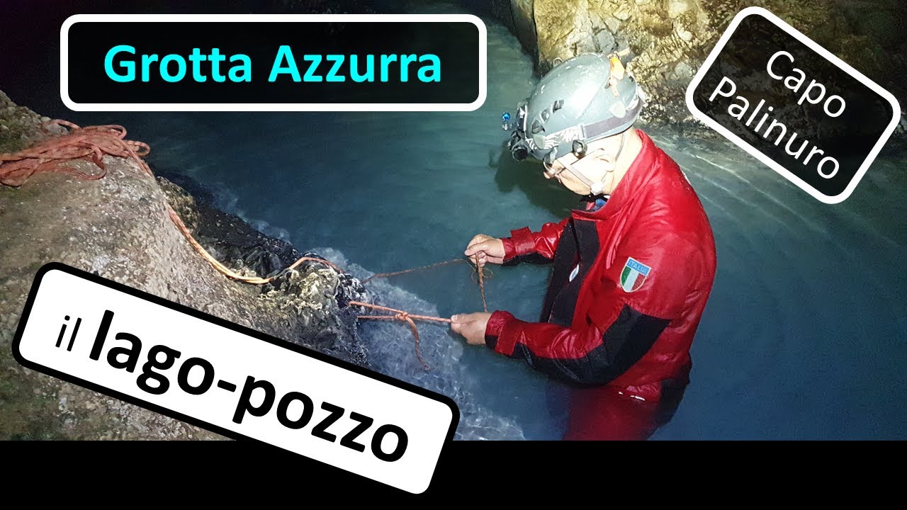 il lago-pozzo della Grotta Azzurra (Capo Palinuro, Campania)