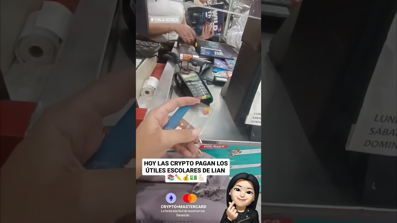 monetizando mis #crypto en Colombia con mi tarjeta #mastercard