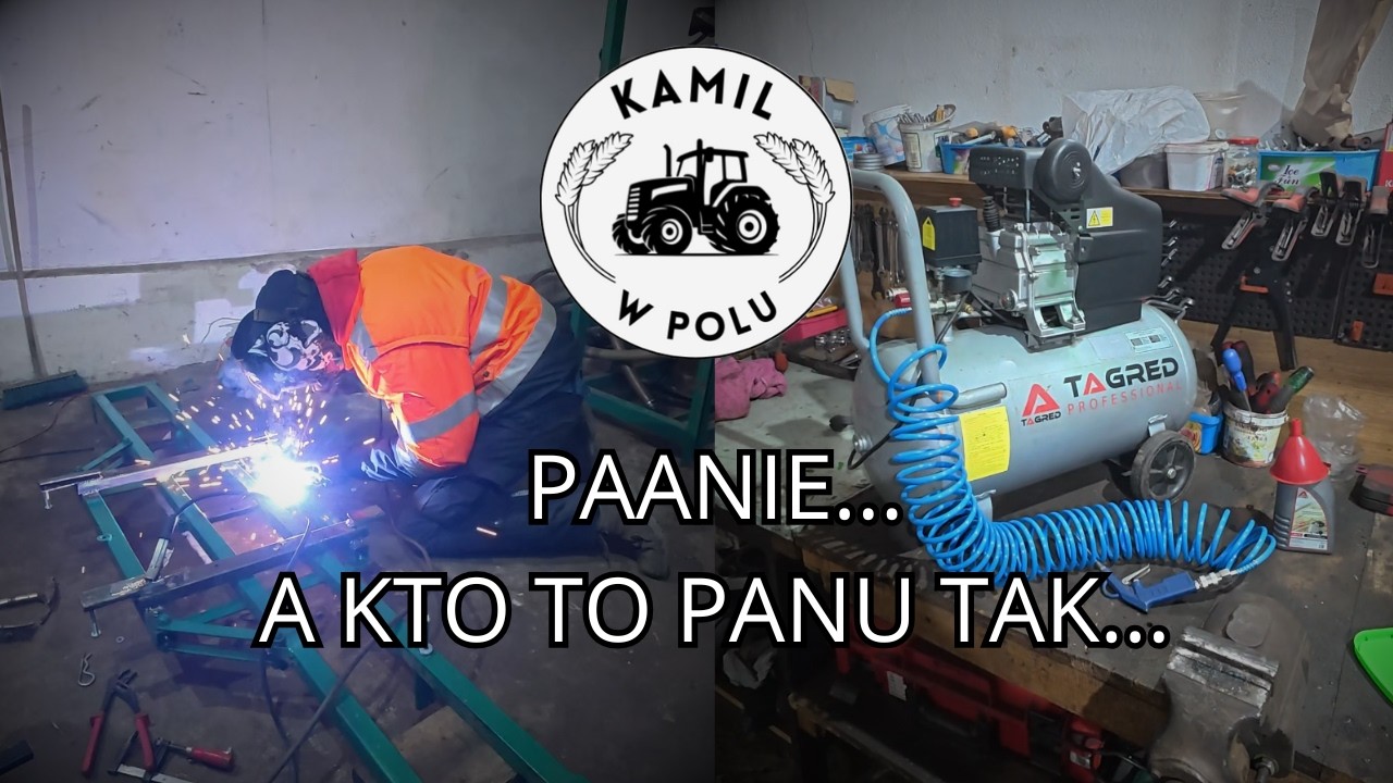 Warsztatowy Vlog 🔧| Spawanie i wymiana oleju w kompresorze