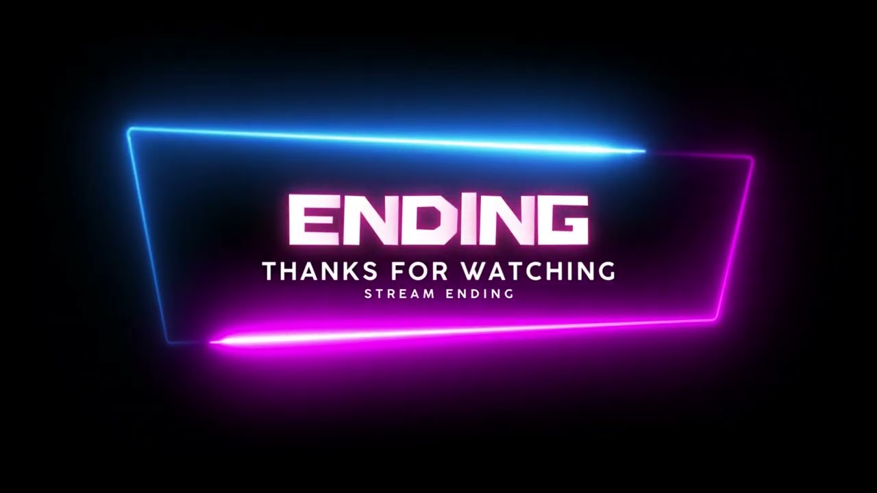 Ending Screen | Stream Screen - Ending for Live Stream on Youtube/Twitch (Loop)