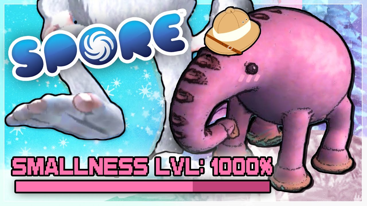 A Small Elephant's Adventure in Spore.
