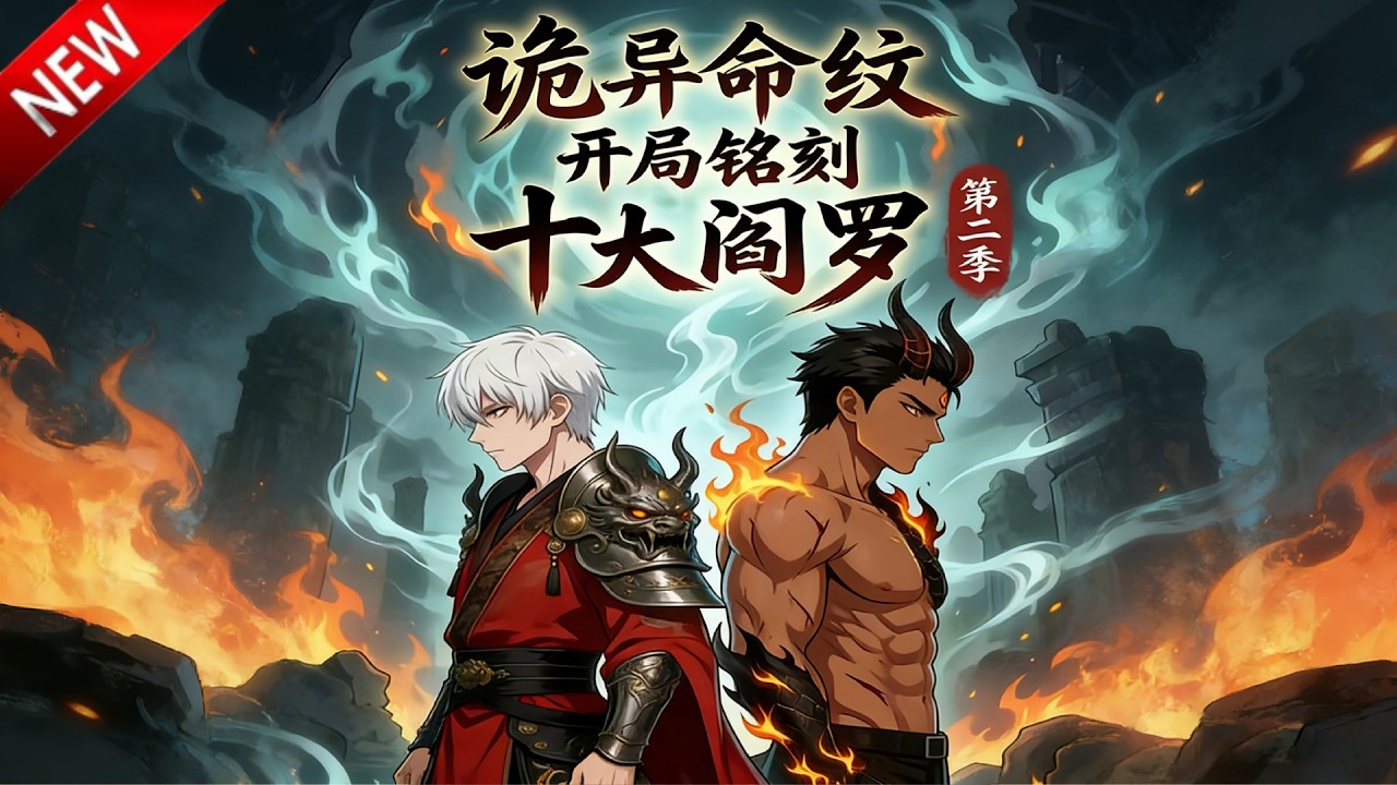 💥【新番上线】末日将至，重生者不走寻常路，融整座地府于身，铸就无敌冥王神体！《诡异命纹：开局铭刻十大阎罗》第二季全集 Multi SUB #热血 #漫剧 #动漫魔女