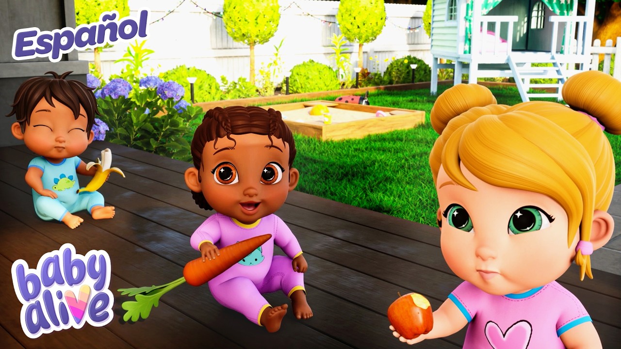 Coman Sano, Bebés 🍎 Baby Alive en Español | ⭐️ Animación para niños | Videos de bebes