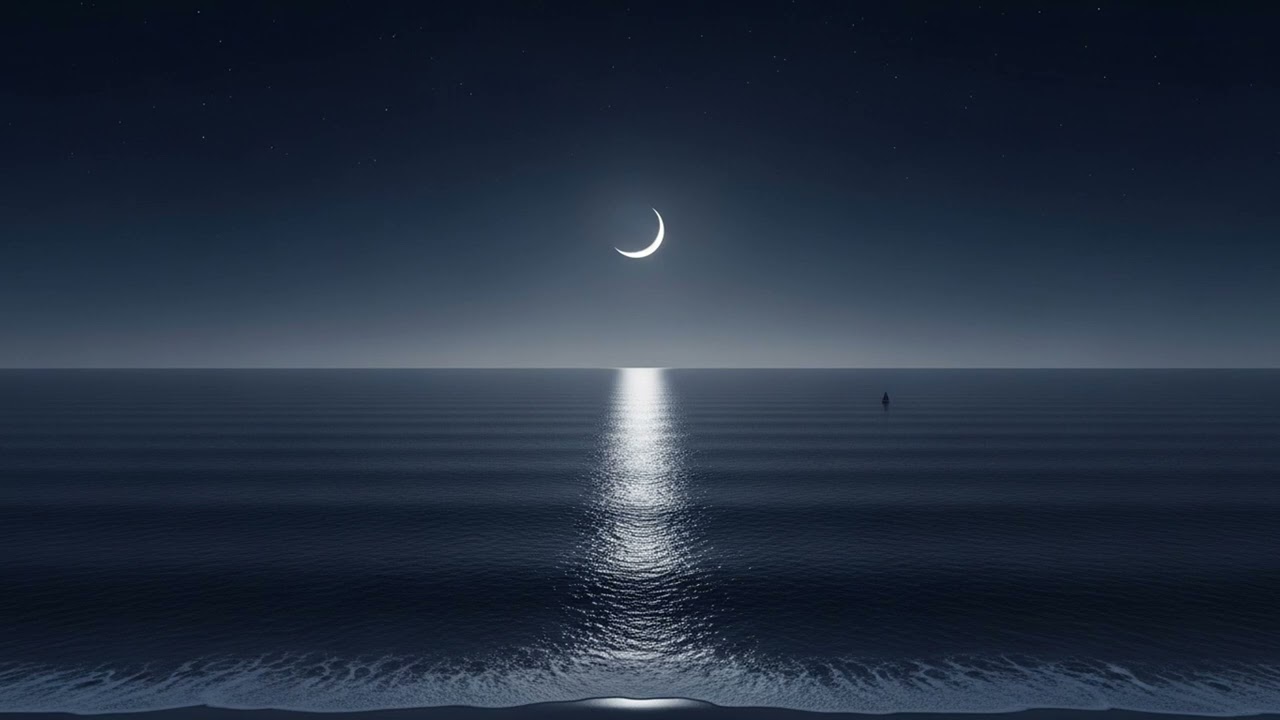 Gentle Sea Breeze at Midnight | Relax