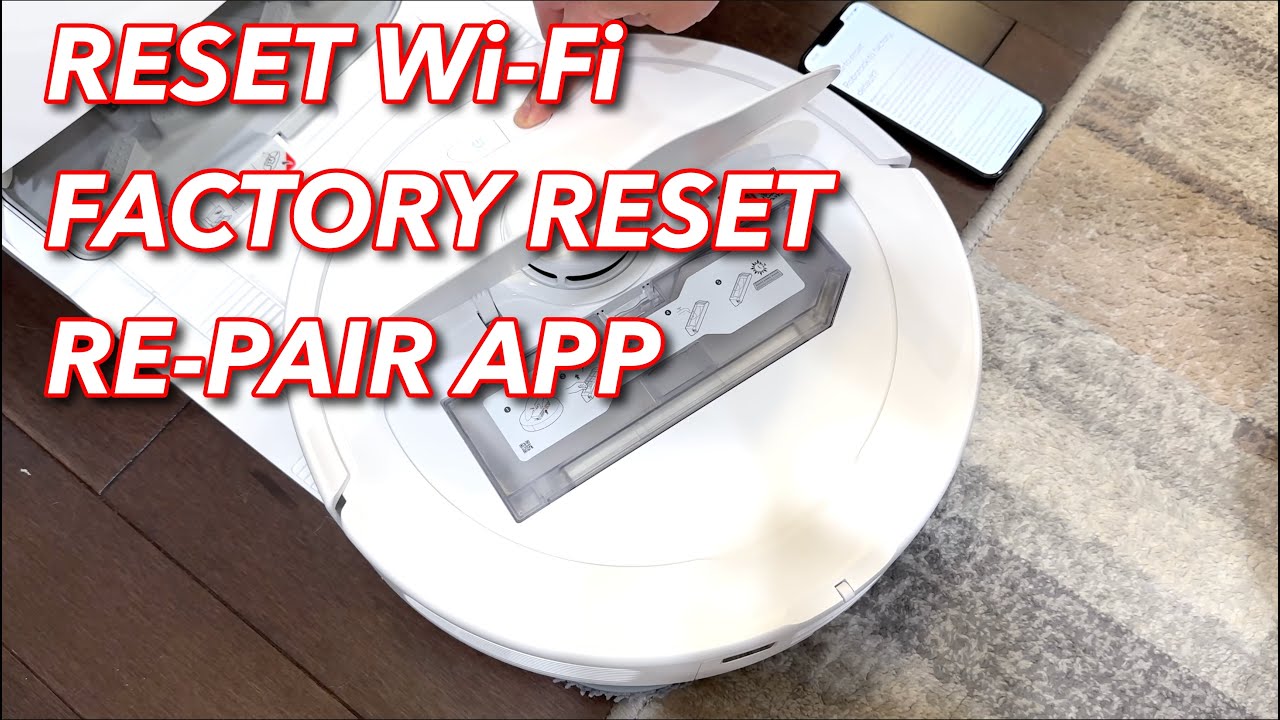Roborock Q Revo Сброс настроек Wi-Fi, сброс настроек к заводским настройкам, повторное подключение к приложению (и восстановление/обновление прошивки)