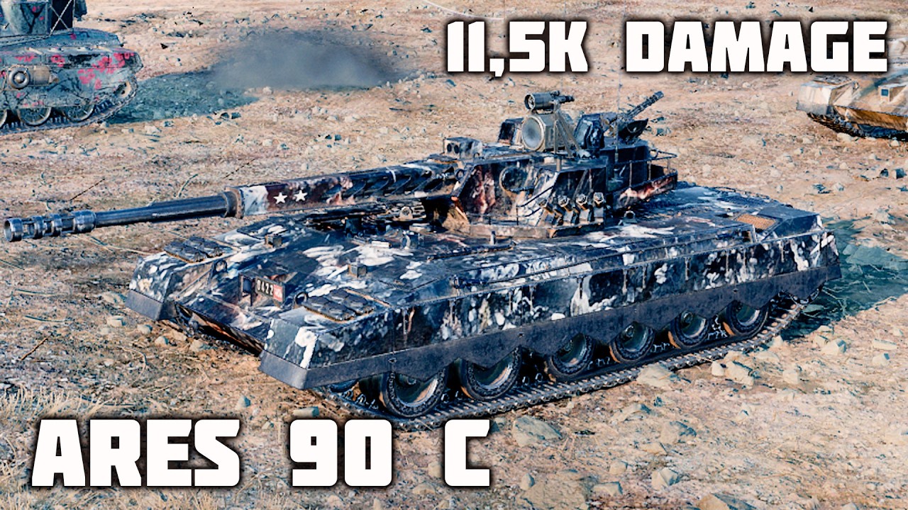 Ares 90 C WoT – 6Kills, 11,5K Damage