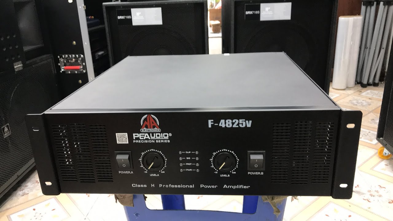 Bung nắp Cục đẩy Peaudio F-4825v xem nội thất b&ecirc;n trong | gi&aacute; 5tr5 LH 0932669768 [MTA278]