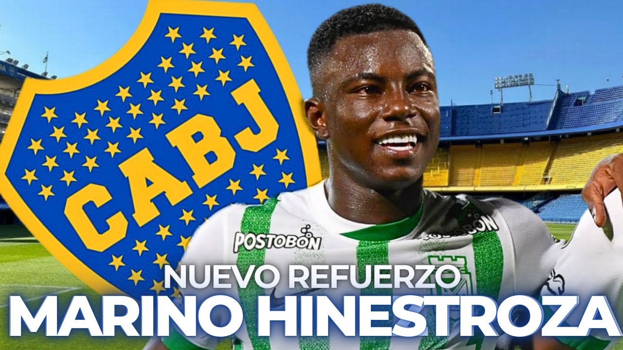 ASI JUEGA MARINO HINESTROZA NUEVO JUGADOR DE BOCA JUNIORS / REACCION Y ANALISIS