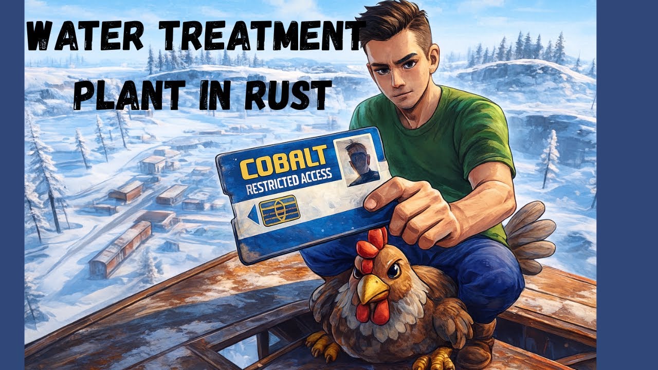 How to loot water treatment plant in rust? full guide