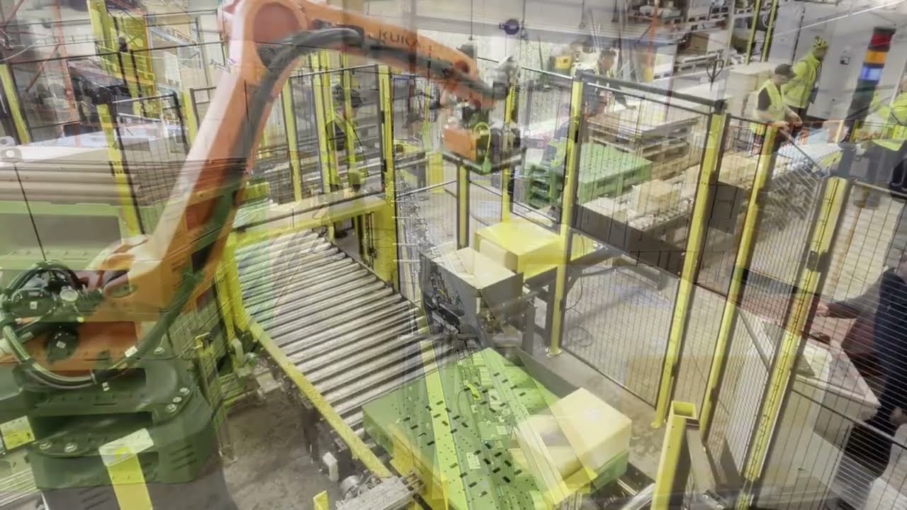 Robotic De-Palletising & Re-Palletising System - Cheese Customer