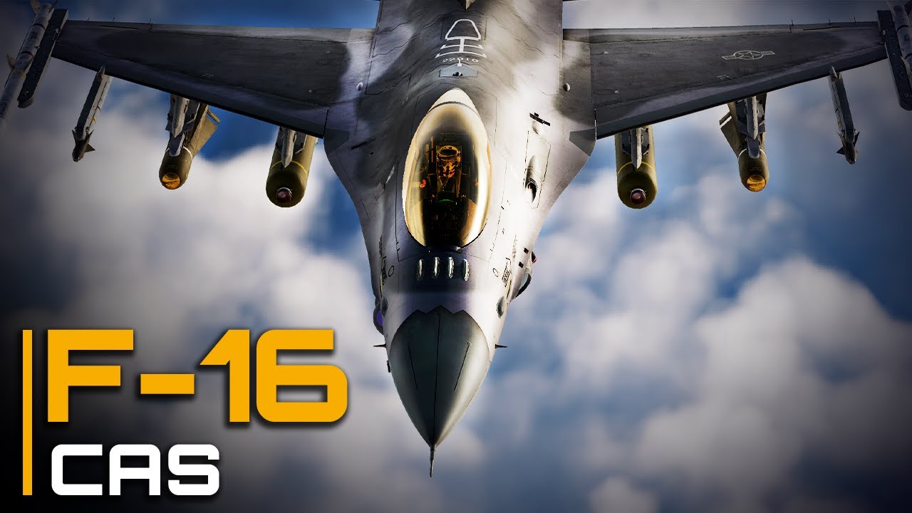 Destroying the Enemy with the F-16 in Close Air Support [DCS World]