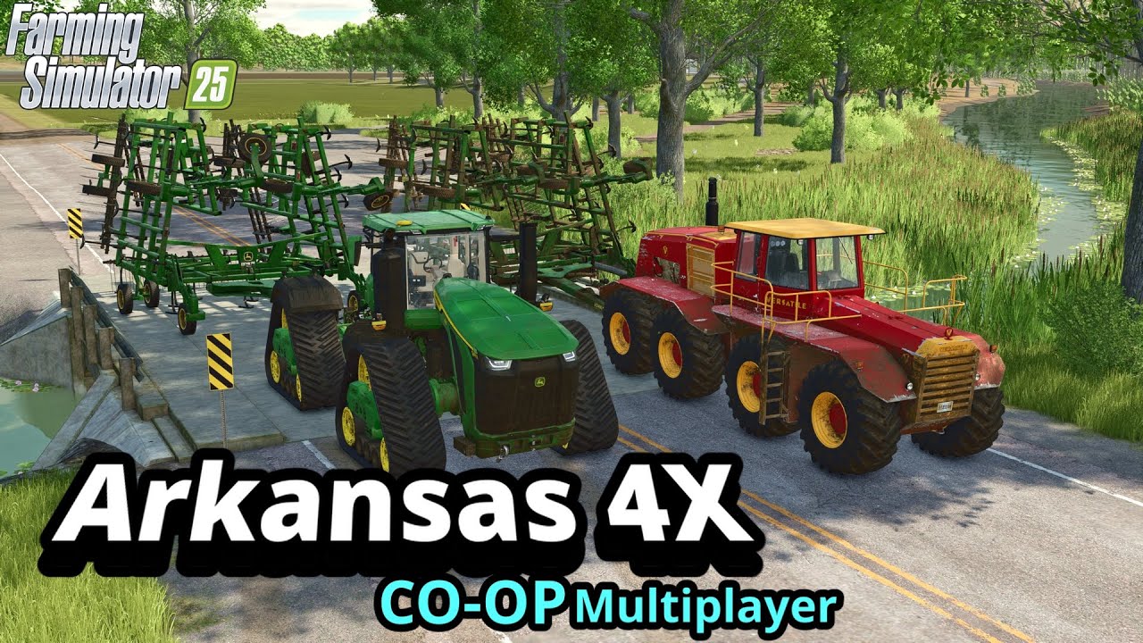 FS25… Кооперативный многопользовательский режим… С фермером Майком… Arkansas 4X EP 6