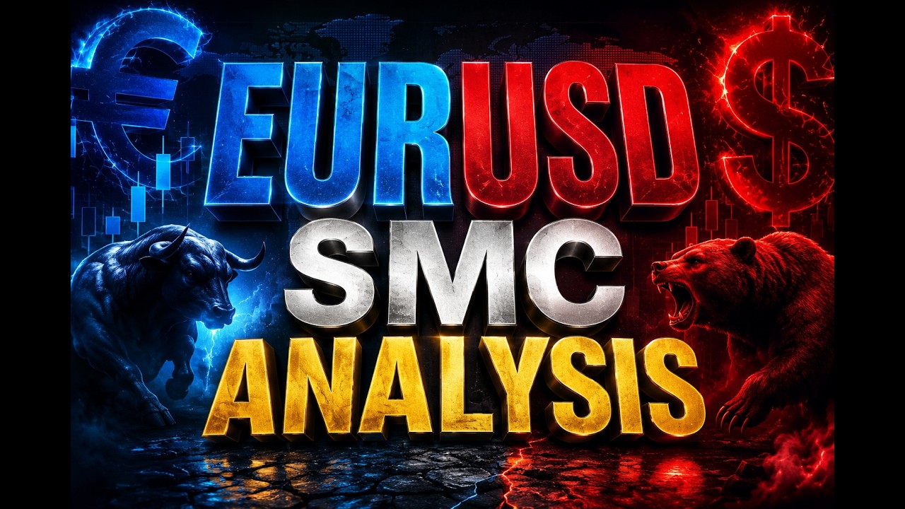 EURUSD H1 Institutional Analysis | SMC Market Structure & Liquidity Zones