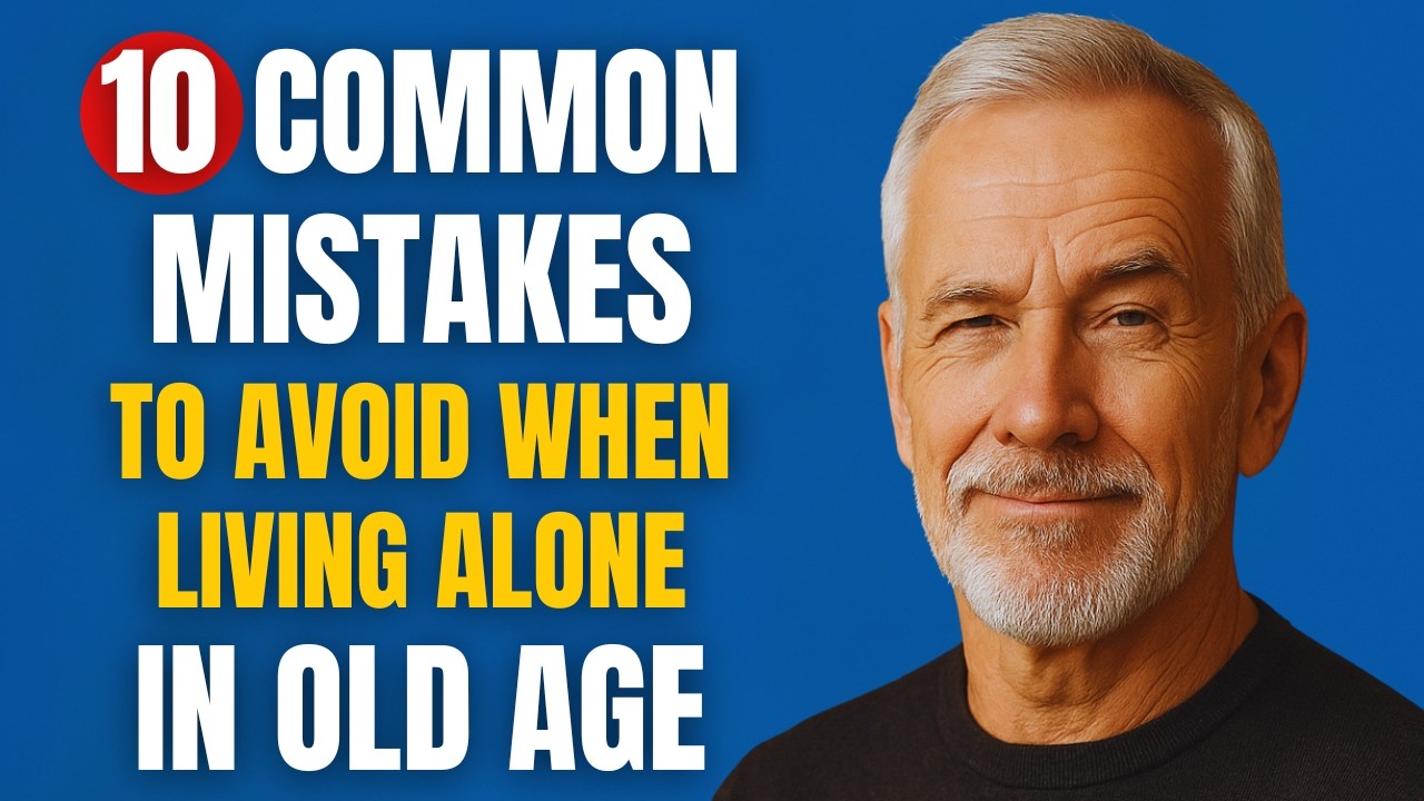 10 Mistakes To Avoid When Living Alone in Old Age - Golden Years