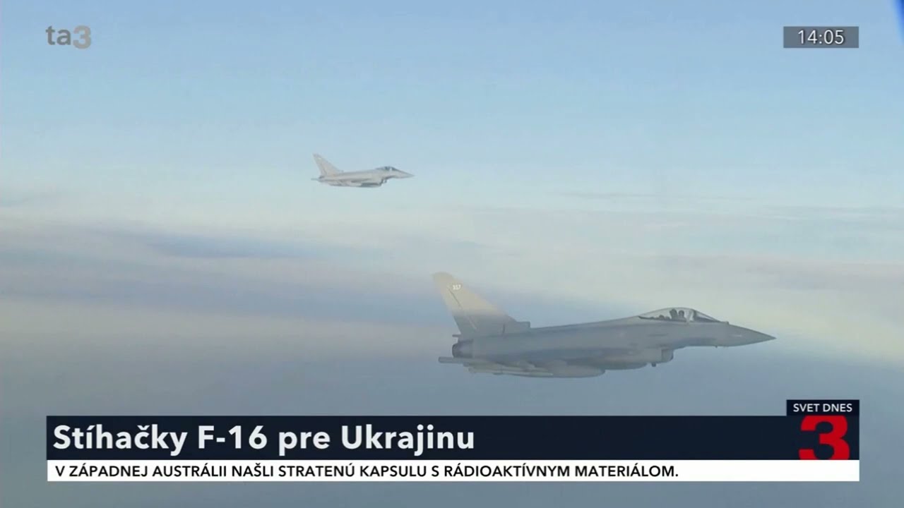 Stíhačky F-16 pre Ukrajinu