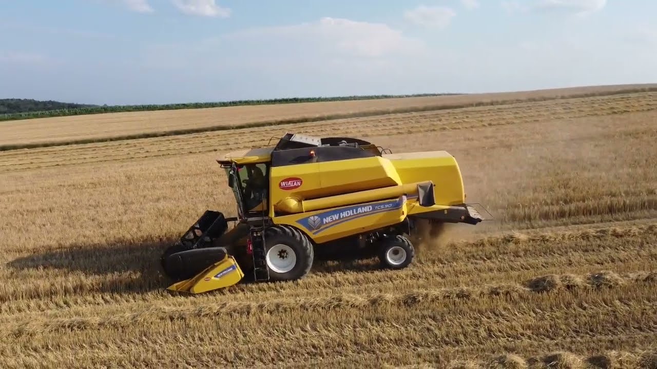 _Żniwa GR.Marczykiewicz||NOWY NABYTEK New Holland TC 5.90||Wieczorne ujęcia_