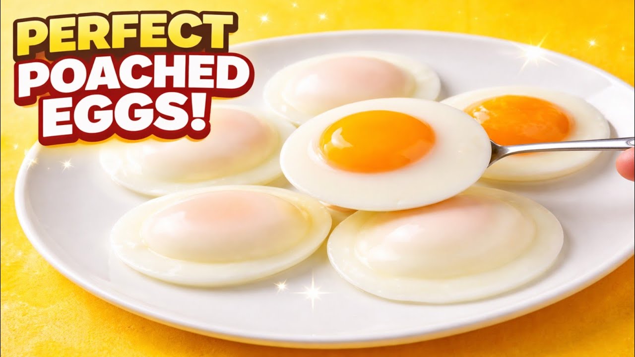 Perfect Poached Eggs Without Oil or Ghee | Easy Steam Method. 