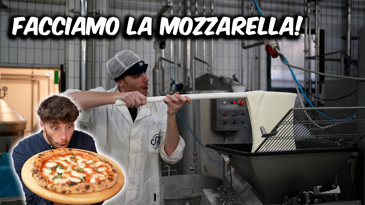 FACCIAMO LA MOZZARELLA DI BUFALA nel Caseificio Sorì