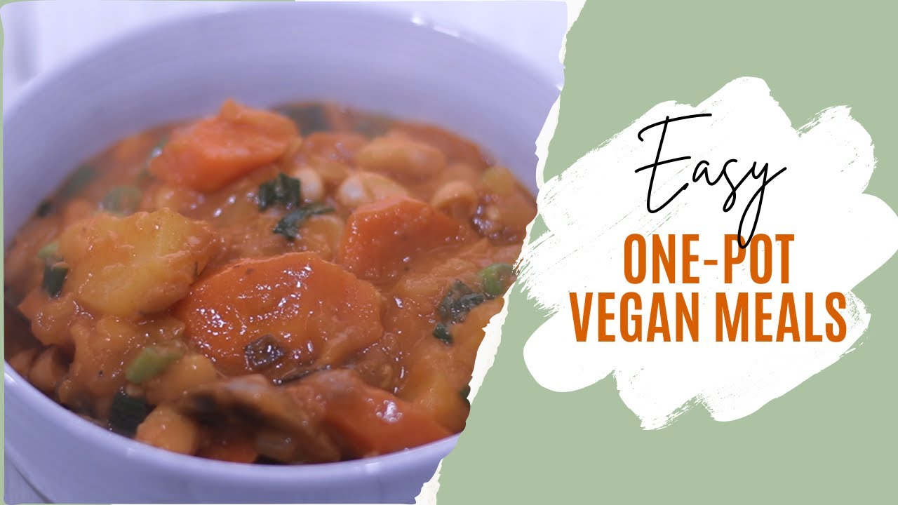 3 Easy & Healthy One-Pot Vegan Meals | The Mushroom Den