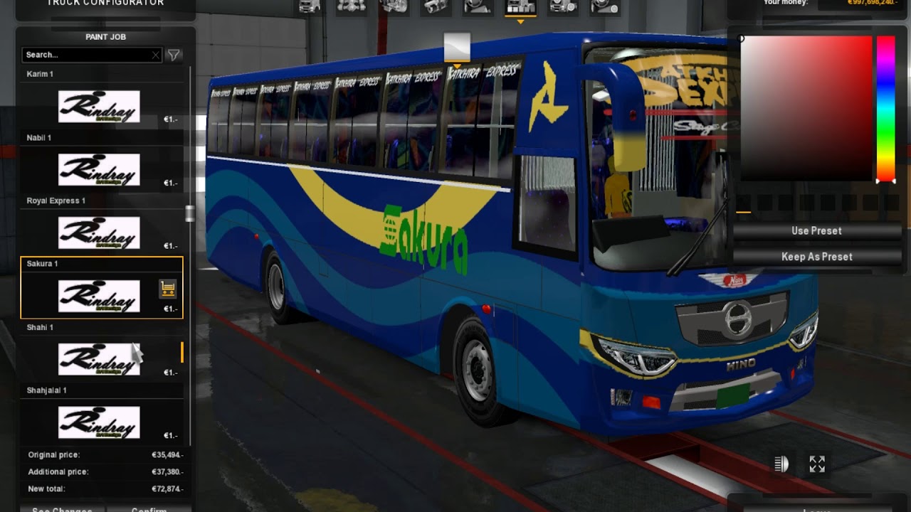 how to customize HINO AK1J 250+SPEED | ETS2
