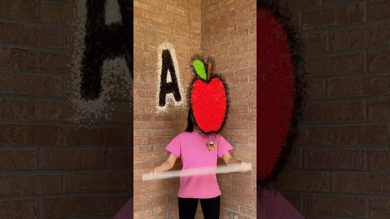 Песня про алфавит! #ABC #abcd #abcdsong #alphabetsong #alphabet #art #riceart