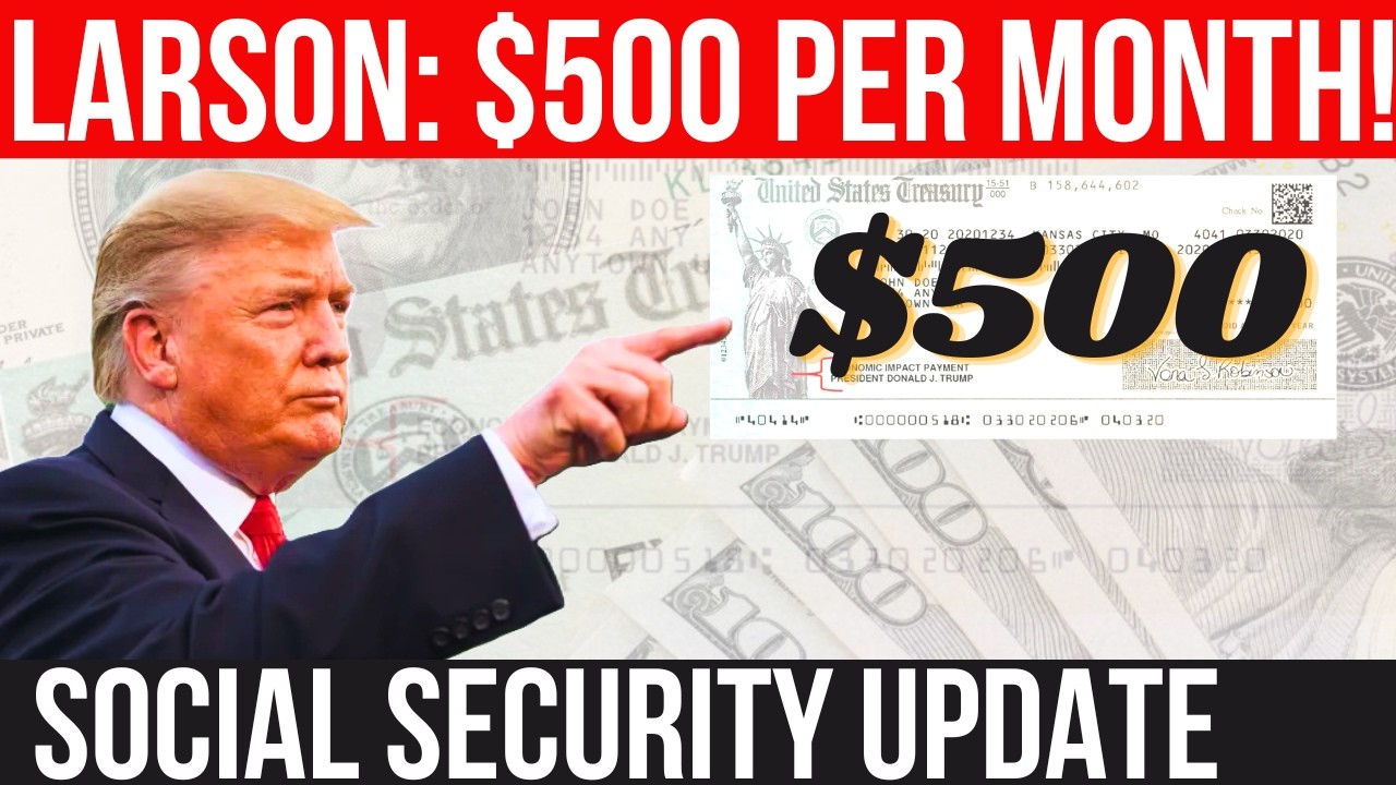 WHOAH! LARSON SAID $500/MONTH SOCIAL SECURITY LOSS!  SSA SSI SSDI Payments | Social Security Update