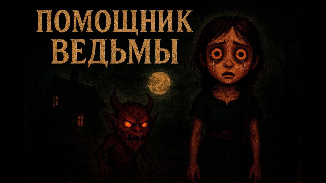 Страшная история + арт I Помощник ведьмы I Деревенская мистика