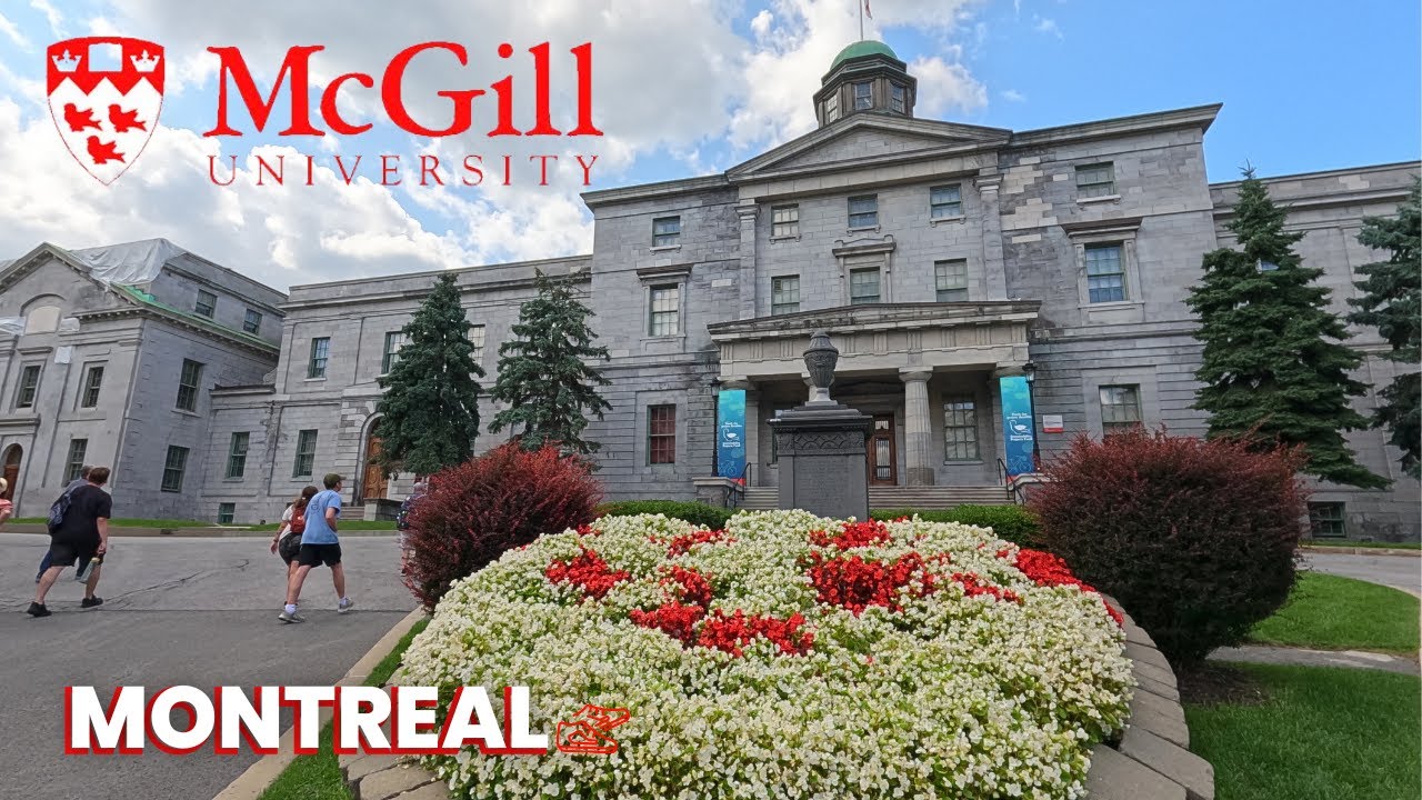 【4K】McGill University & Downtown neighbourhood Virtual Walk, Montreal 🇨🇦 2023
