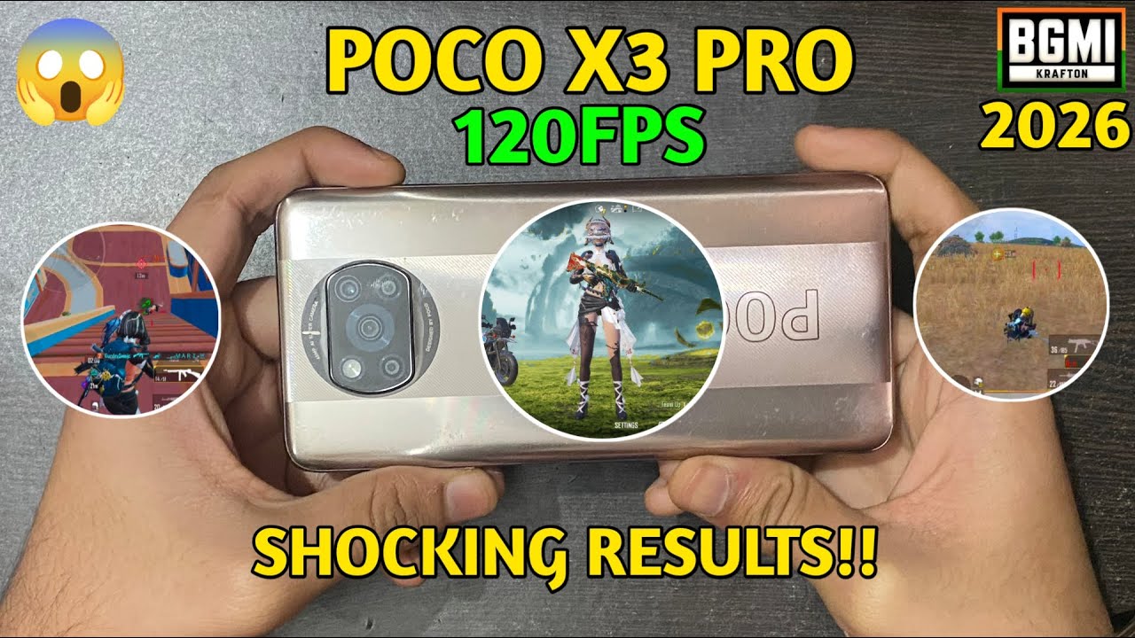POCO X3 PRO BGMI 120FPS TEST IN 2026 🔥 SHOCKING RESULTS!! 😱