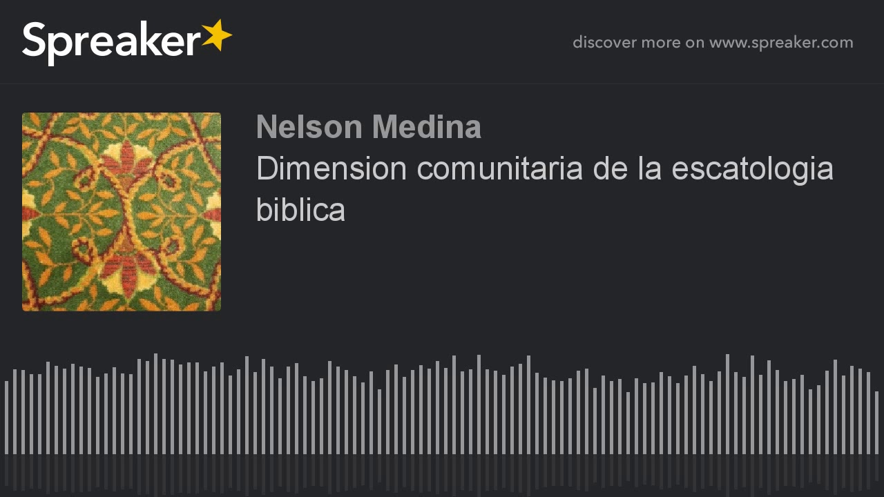 Dimensión comunitaria de la escatología bíblica