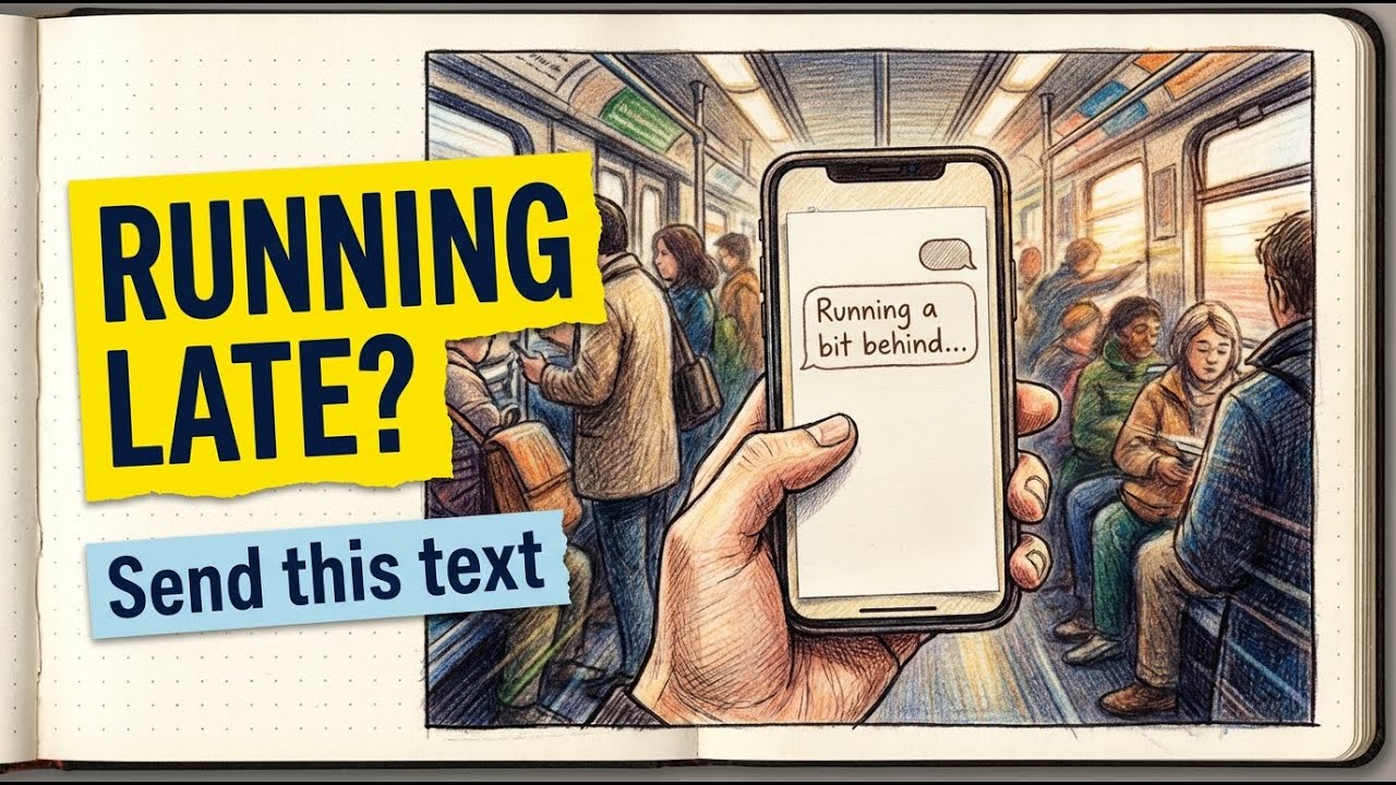 What to Say When You Are Late (Don't Just Say 