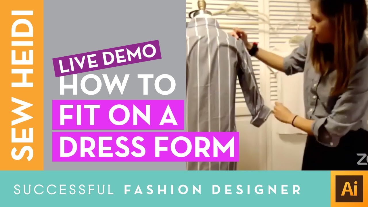 Live Fashion Fitting Session with Pattern Maker Xochil