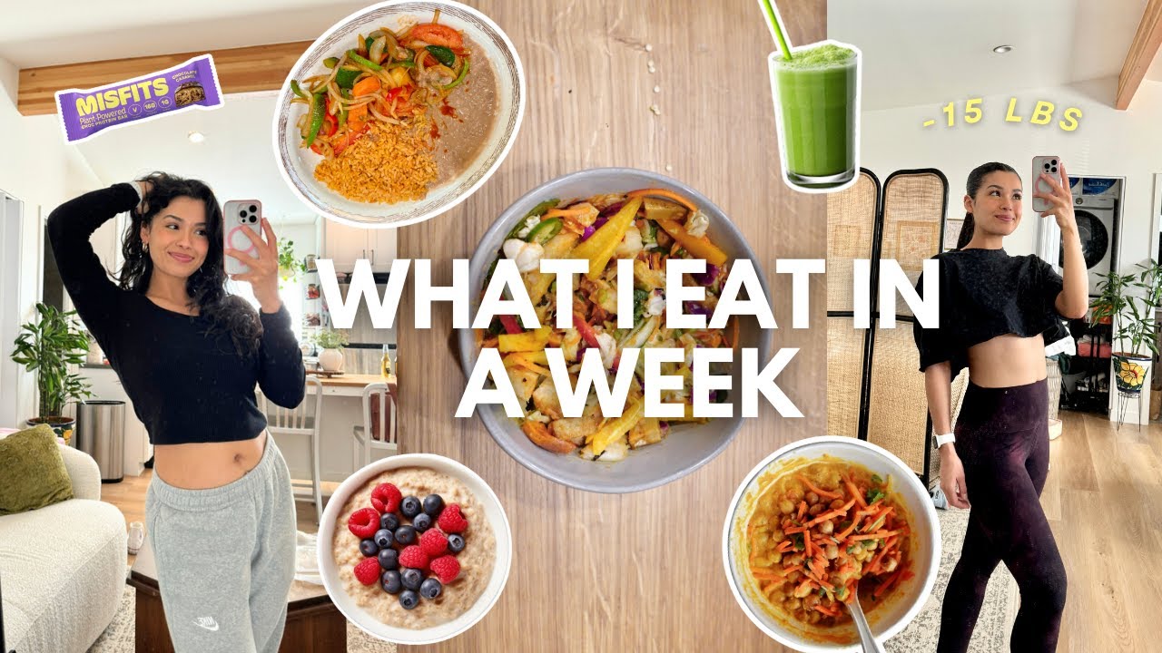 WHAT I EAT IN A WEEK | realistic and non-restrictive fitness journey