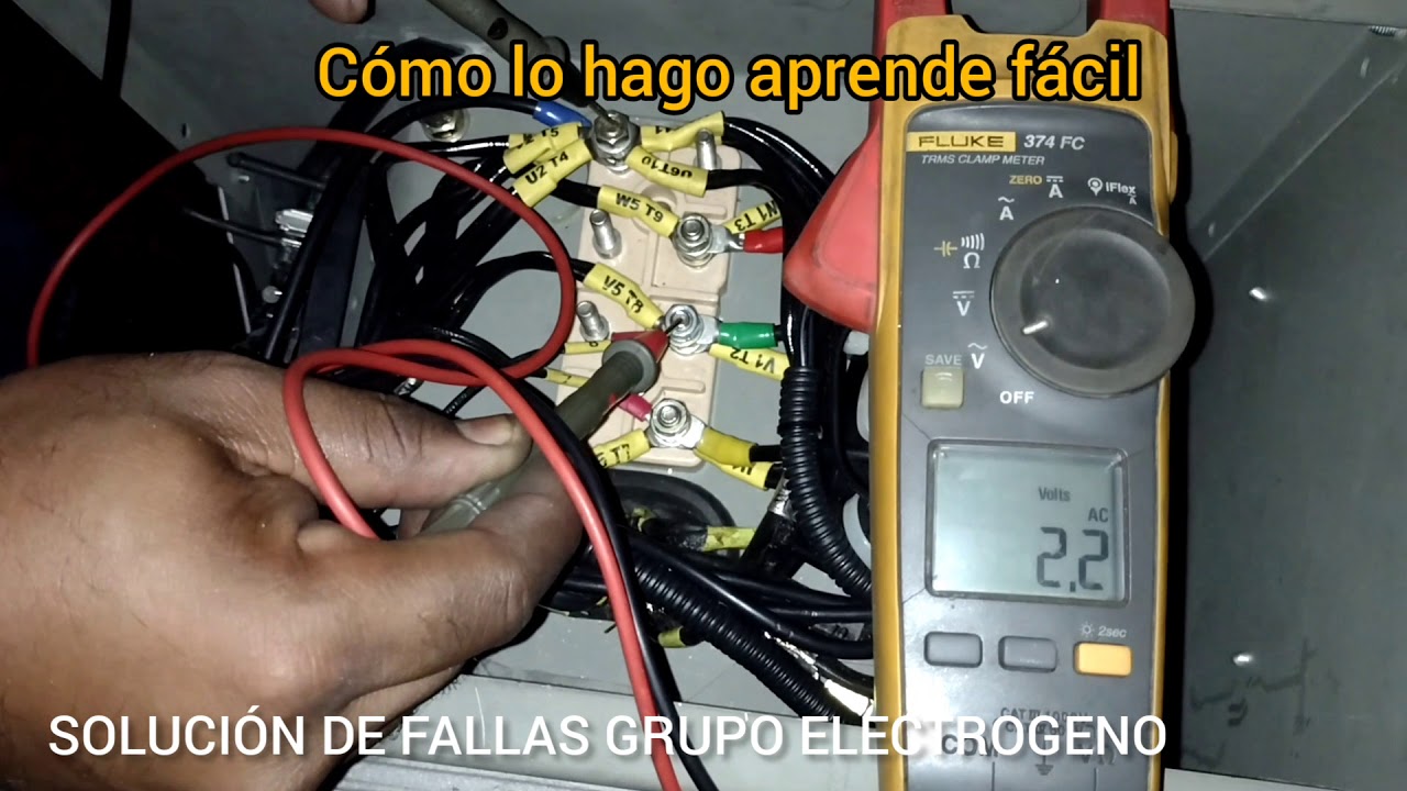 COMO SOLUCIONAR  FALLAS DE GRUPO ELECTROGENO  NO GENERA VOLTAJE ALARMA DE FALLA
