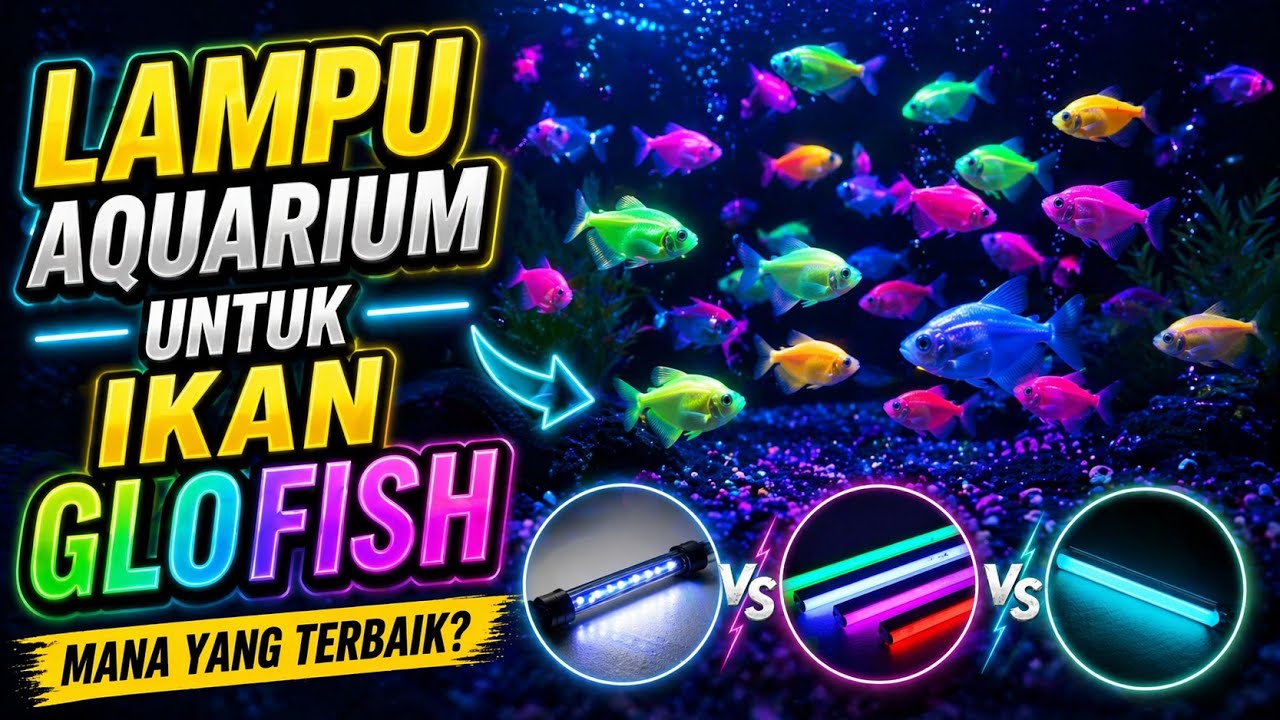 Lampu untuk ikan glofish...