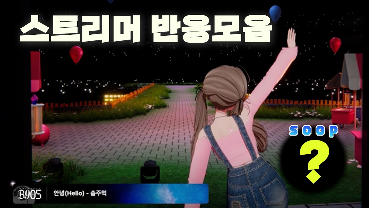 [하데스 콘서트(B905)] '솜주먹 - 안녕'  스트리머 반응