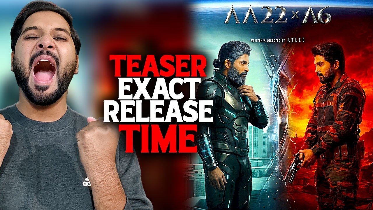 AA22xA6 Teaser Official Release TIME | AA22xA6 Title Poster Announcement | Allu Arjun | Atlee