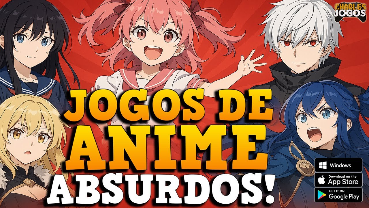 6 JOGOS DE ANIME GRATUITOS NO PC, ANDROID E IOS 🌸🍜