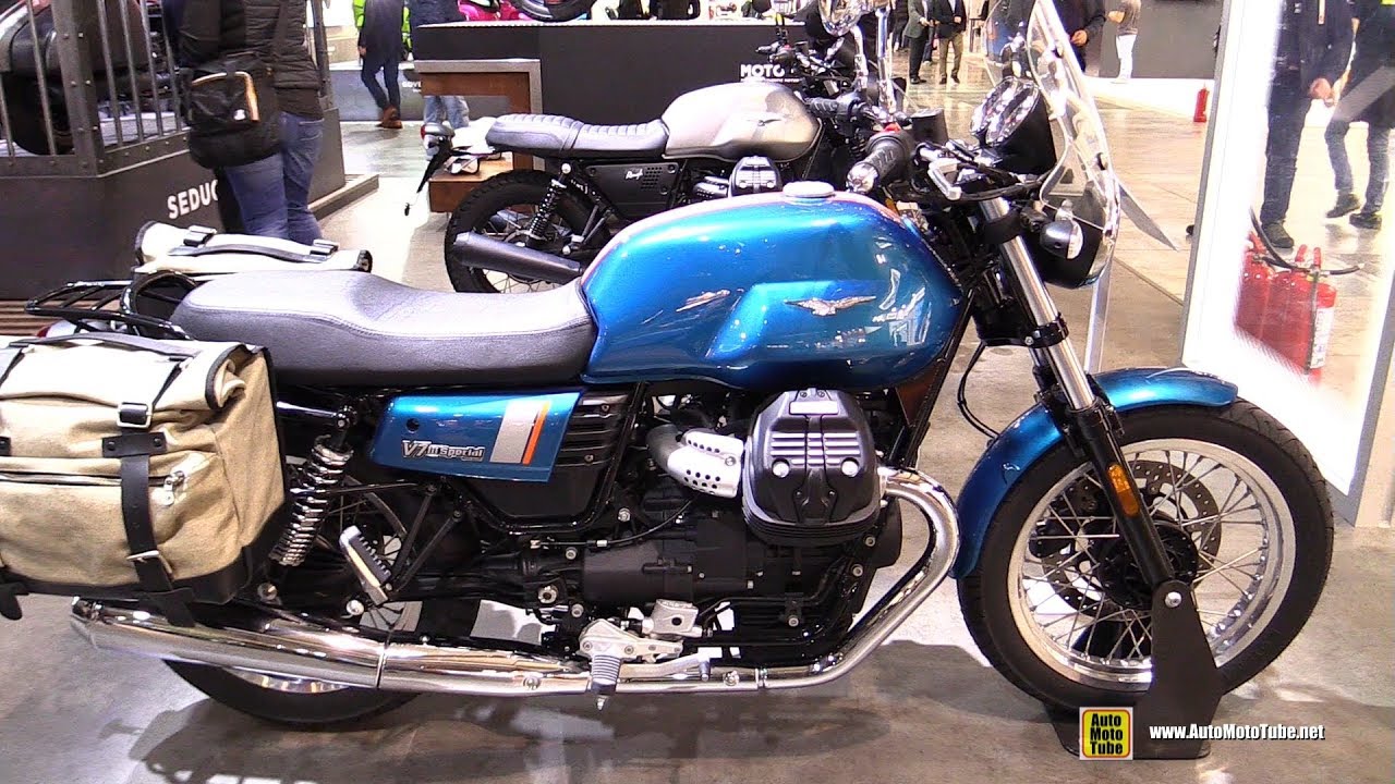 2018 Moto Guzzi V7 III Special - Walkaround - 2017 EICMA Milan Motorcycle Exhibition