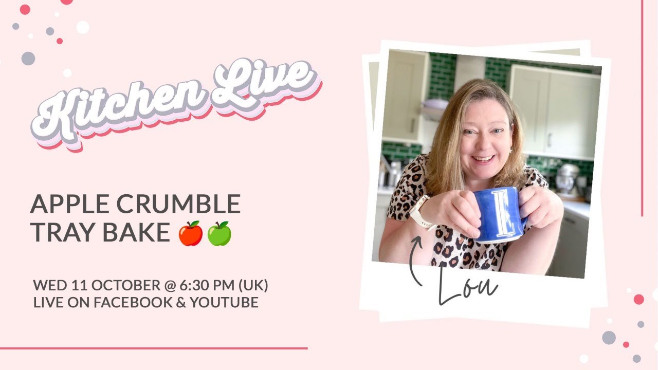 🍂 Ultimate Autumn Bake: Apple Cake With Cinnamon Rum And Crumble 🍏 Live Baking Class With Lou 🎉
