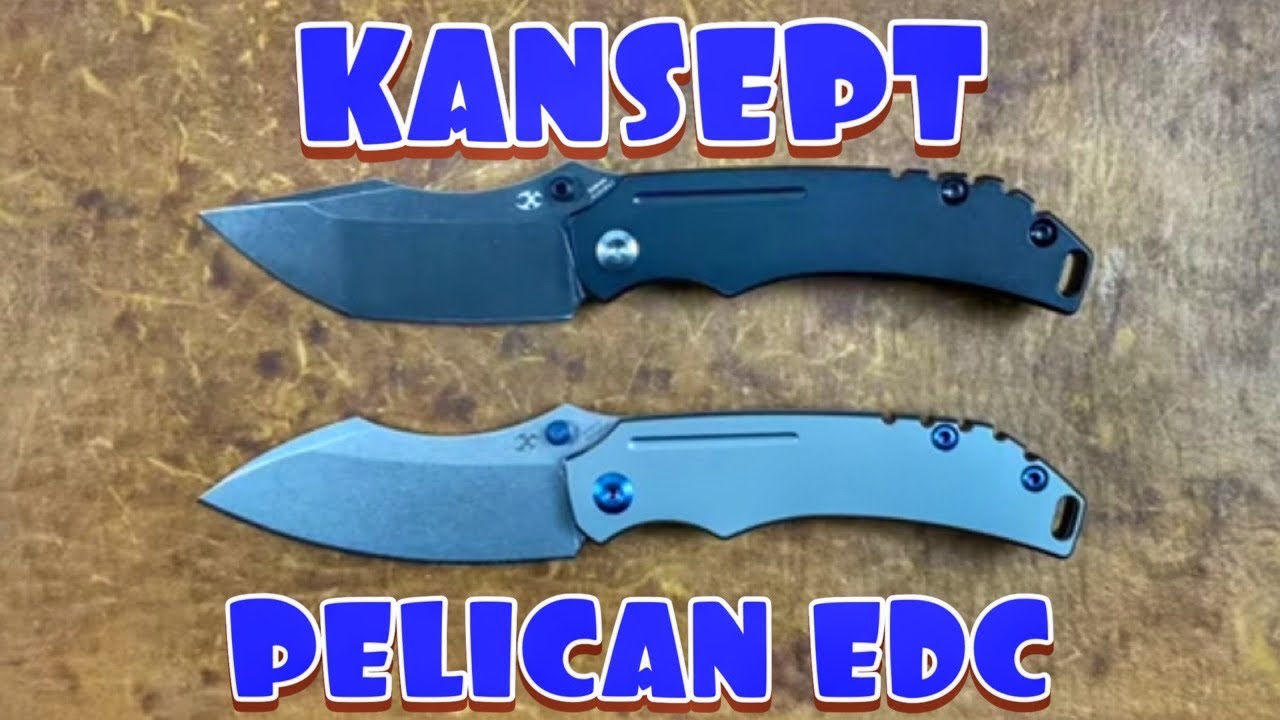 “So Good I Bought 2” The Brand New Kansept Pelican EDC  Folding Knife