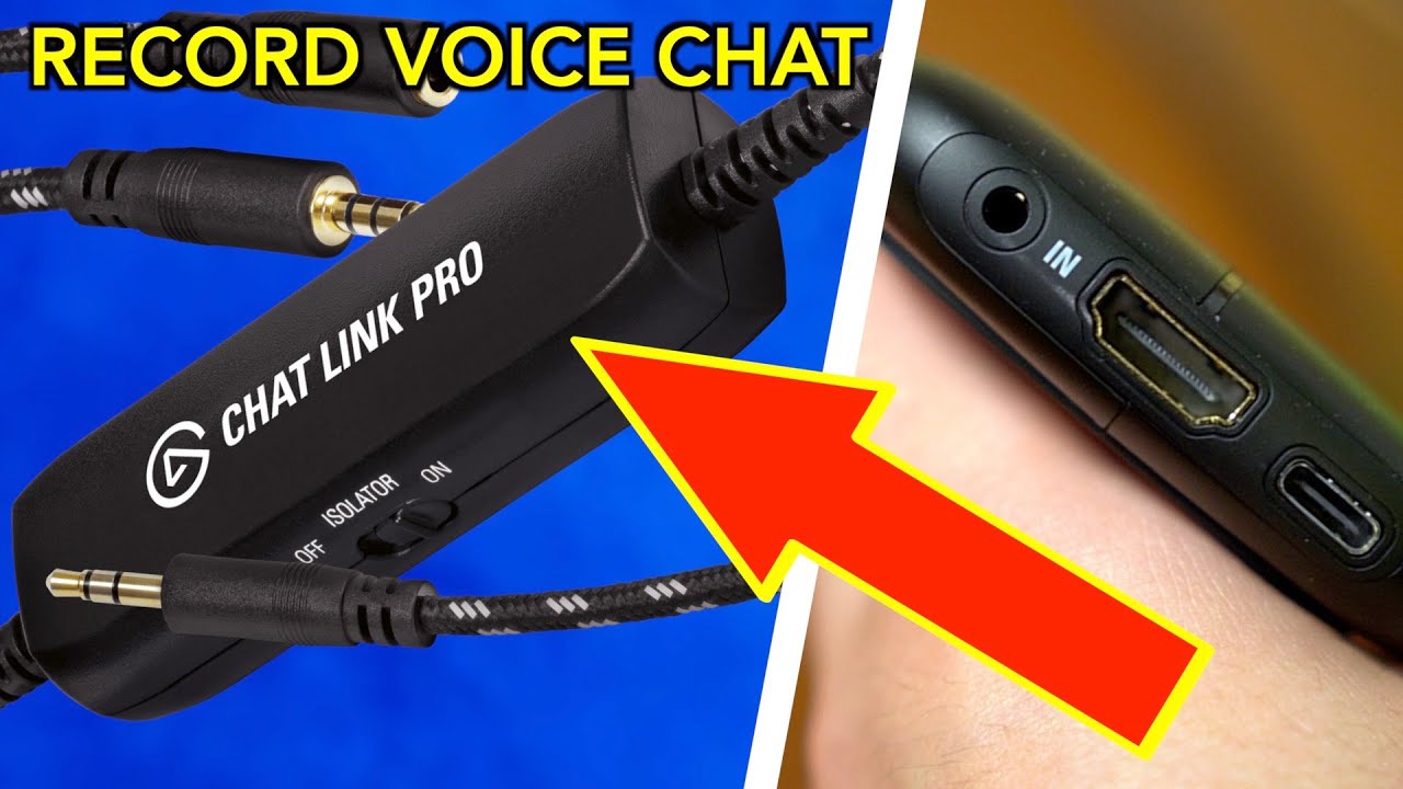 EASILY RECORD VOICE CHAT WITH ELGATO GAME CAPTURE! - NEW Elgato Chat Link Pro! | ChaseYama