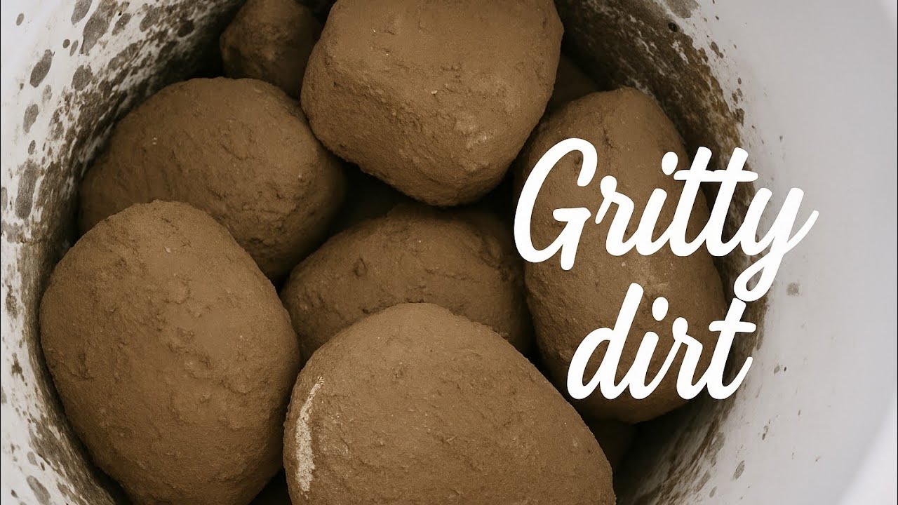 ✨ Gritty Dirt Water Pouring | Crispy Crumbling Satisfying ASMR Tub Experience 🌪️