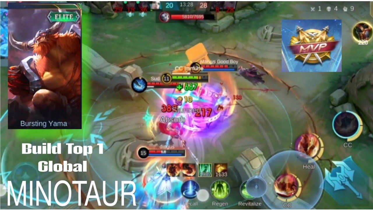 🥉 END IS CRAZY 😈 MINOTAUR | MLBB | K10 ML #topglobalminotaur #mobilelegendsbangbang 