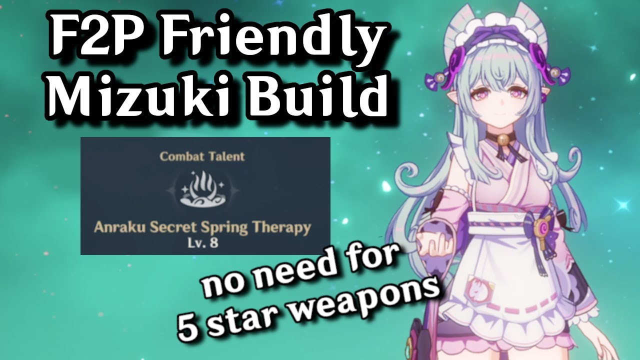 F2P Mizuki Build! ONE OF A KIND Swirl Healer! | Genshin Impact