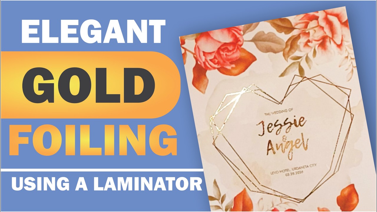 How to Use Toner Reactive Foil for Invitations | Beginner Tutorial