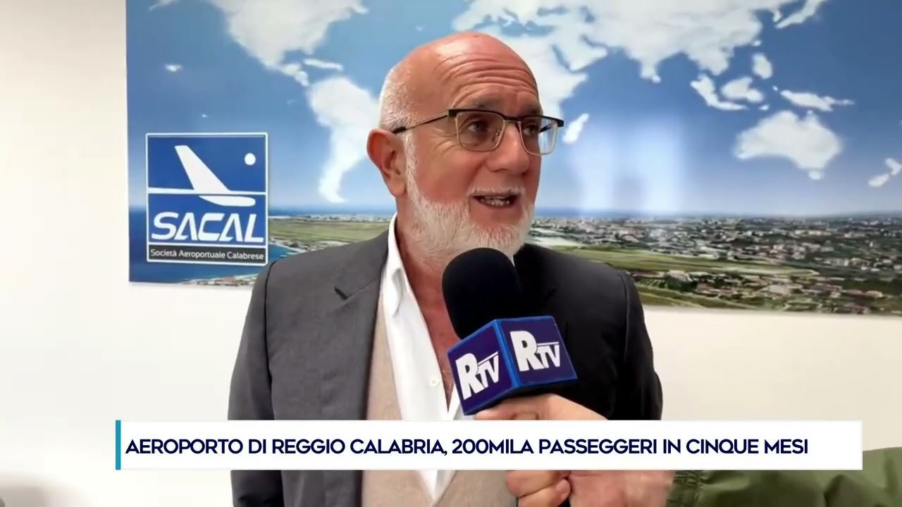 AEROPORTO DI REGGIO CALABRIA, 200MILA PASSEGGERI IN CINQUE MESI