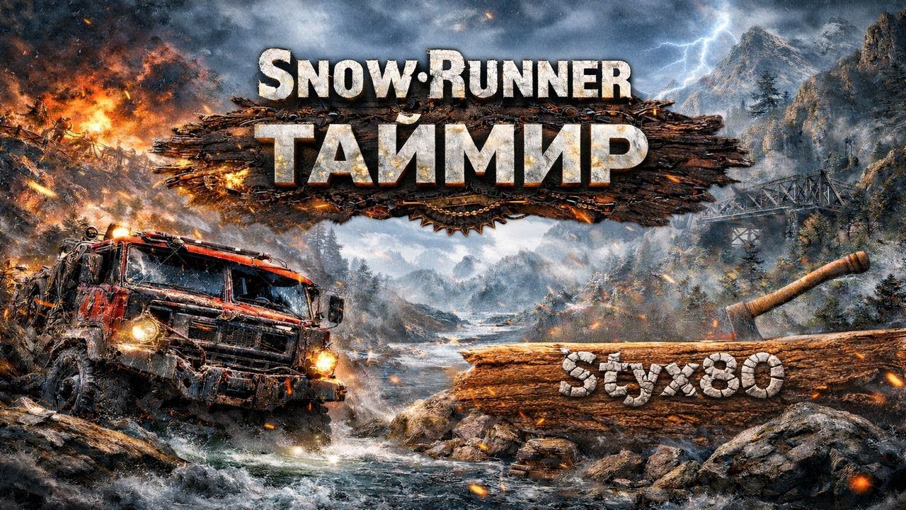 SnowRunner . Таймир №6 #mudrunner #snowrunner #mudrunner #eurotrucksimulator2