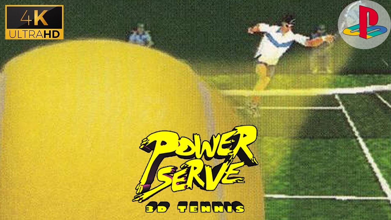 PS1 First Look [112] | Power Serve 3D Tennis (US) (1995) | 4K60ᶠᵖˢ