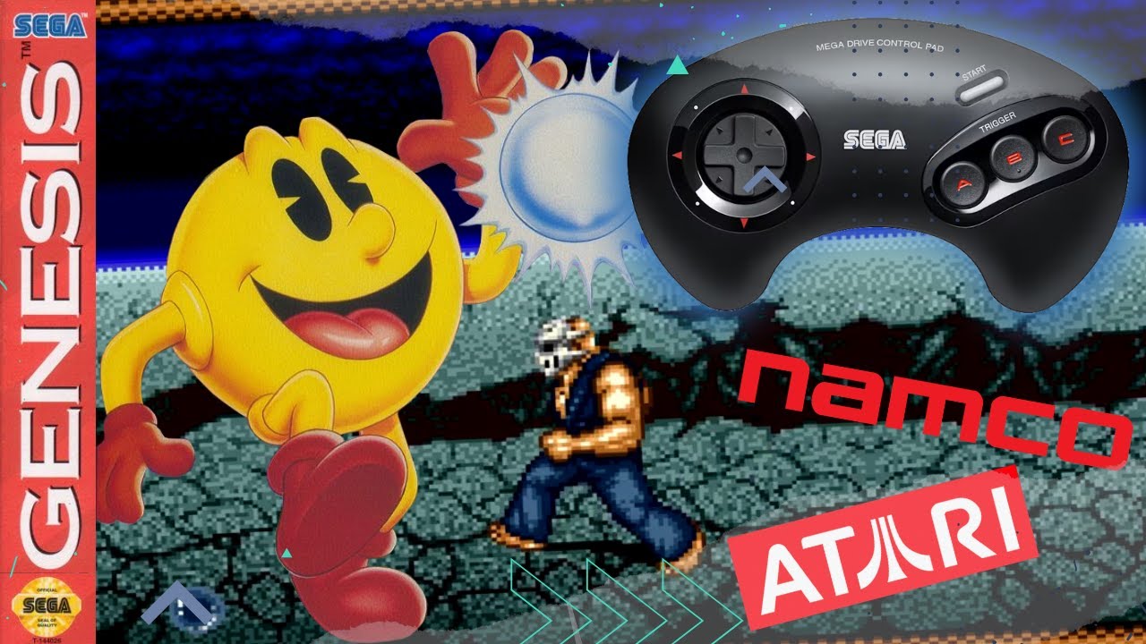 ТОП-10 игр для Sega GENESIS от NAMCO-ATARI — ХОРОШИЕ игры, КРОМЕ PAC-MAN?